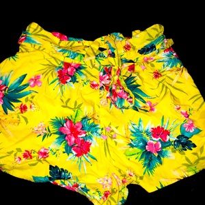 For ever 21 floral cloth shorts
